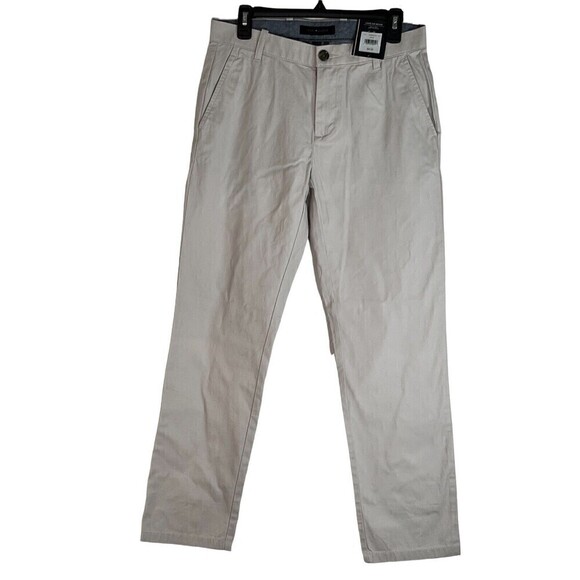 NWT Tommy Hilfiger Custom Fit Coupe Sur Mesure Men's Pant Khaki Sz 29W/30L - Picture 1 of 9